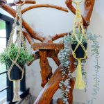 Macrame pot holder or plant hanging used for gifting and home interiors